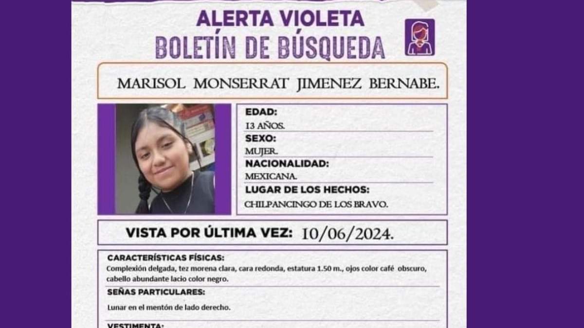 La ficha de búisqueda de Marisol Montserrat