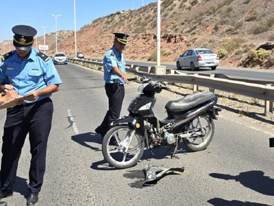 Identificaron al motociclista que murió al chocar contra el guardarrail en la ruta 7