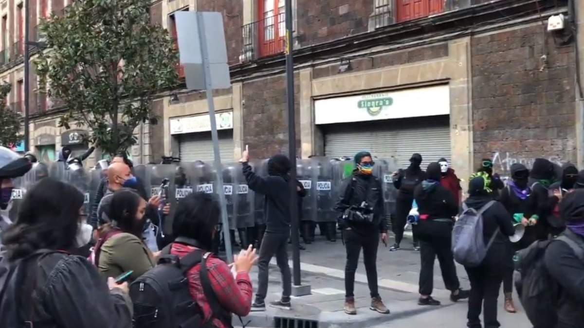 Las mujeres protestaban contra la candidatura de Félix Salgado Macedonio en Guerrero