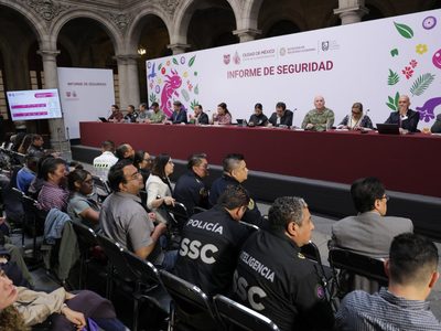 Desarticulan 24 células delictivas y disminuyen homicidios, según informe de seguridad de Brugada