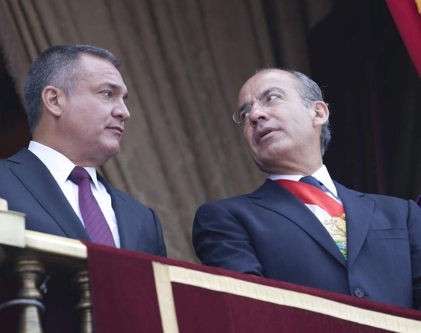 Genaro García Luna y Felipe Calderón