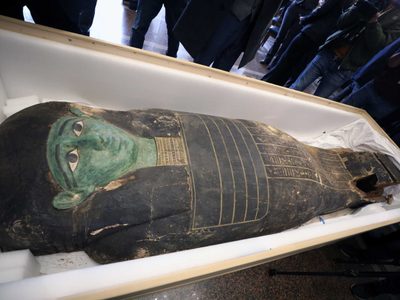 Estados Unidos le devolvió a Egipto el "Sarcófago Verde"