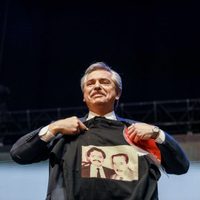 "¡Muchas fuerzas!" Alberto Fernández memoró a Alfonsín en medio de la tormenta