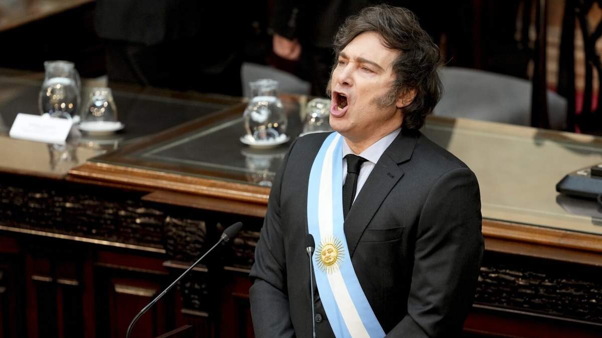 El presidente de Argentina, Javier Milei