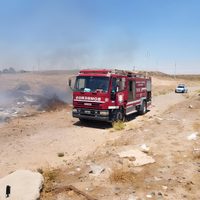 Un incendio en un basural alarmó a los vecinos de Centenario