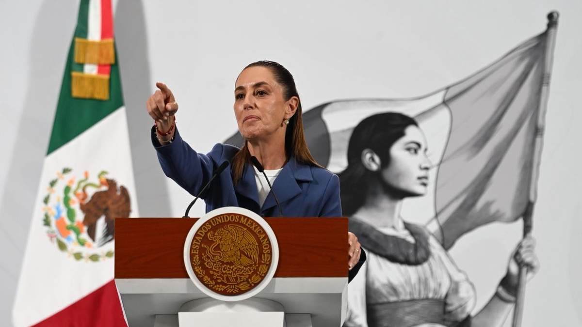 La presidenta Claudia Sheinbaum