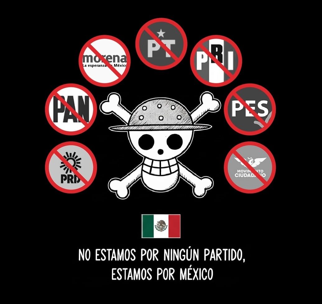 ?Despierta México?La bandera es la única camiseta que nos debe importar. Ya no es Morena, PAN, P