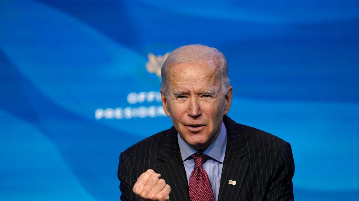 El presidente electo de Estados Unidos, Joe Biden