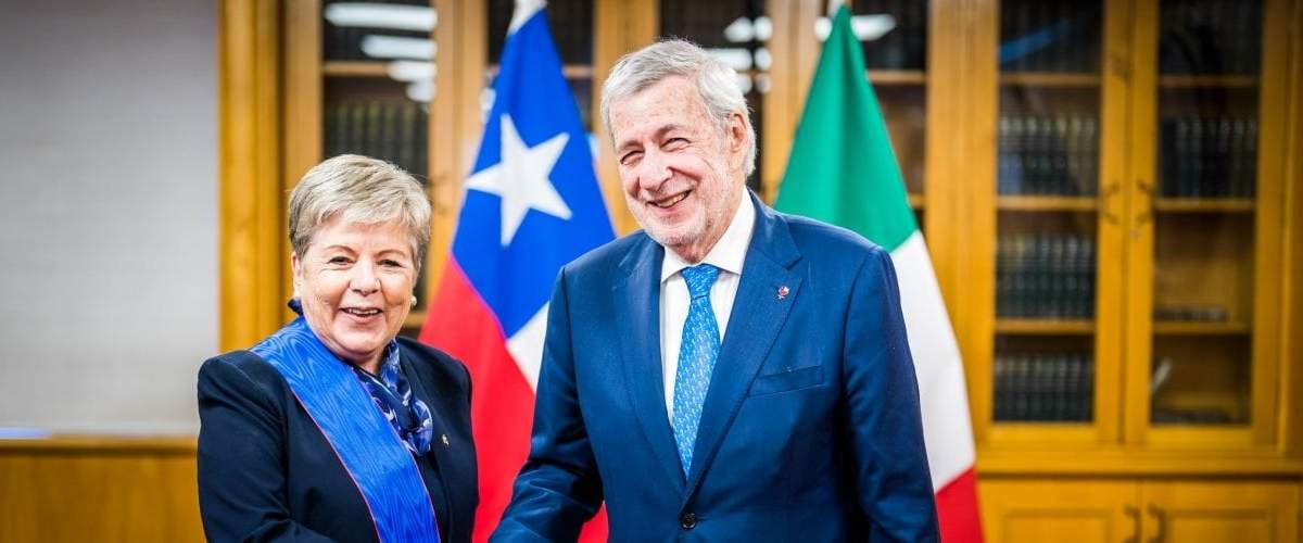 En la ceremonia de condecoración.