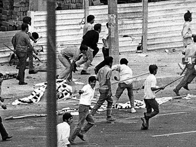 "Acaban de llegar Los Halcones...  que se inicie el ataque"