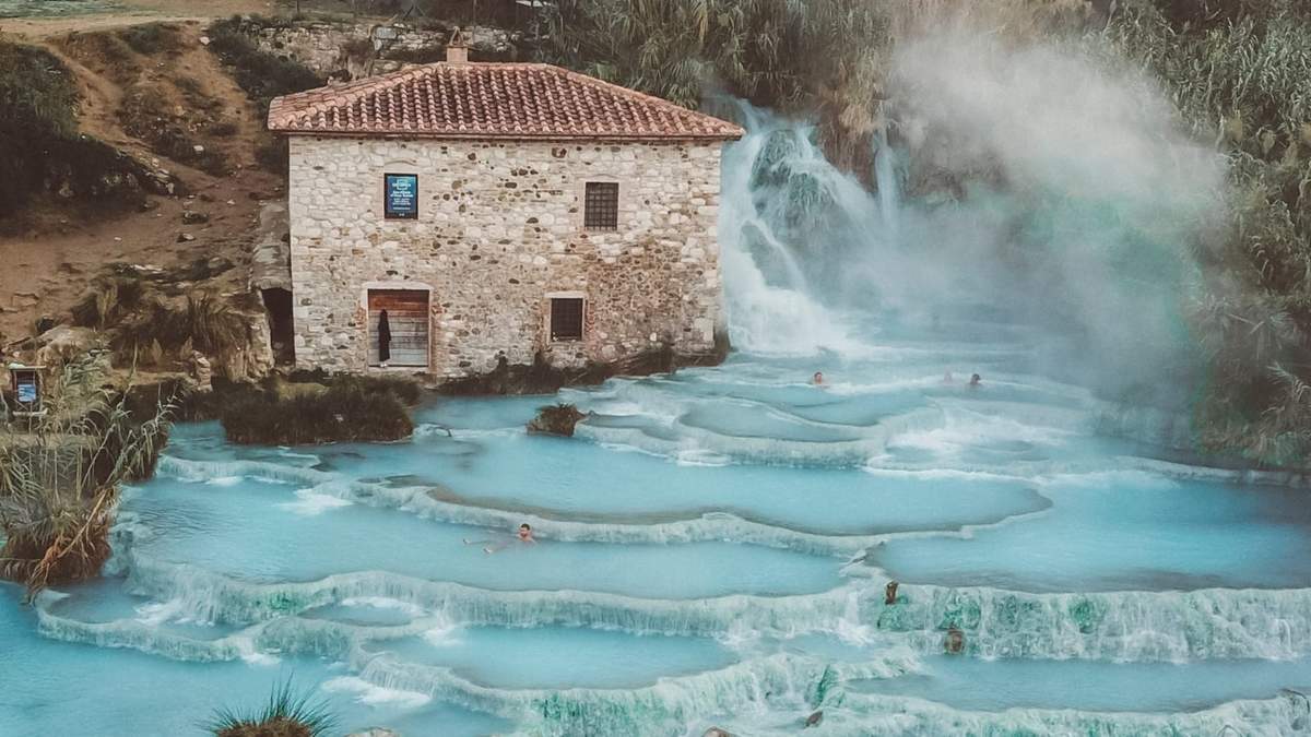 Termas de Saturnia, paseo y bienestar. Fuente: (Instagram)