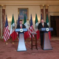 'Las diferencias con EU no definen la relación”, sostiene Videgaray junto a Pompeo
