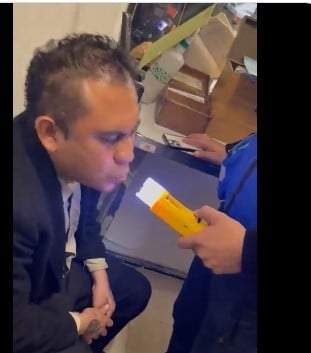Erik “N”, chofer del Metro detenido al conducir ebrio