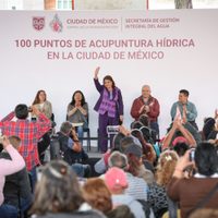 Brugada inaugura Acupuntura Hídrica; busca rehabilitar 100 puntos de inflitración de agua de lluvia