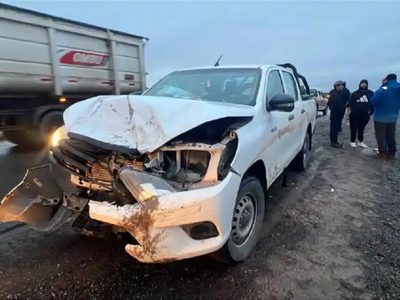 Otro fuerte choque en la ruta 7 involucró a trabajadores petroleros