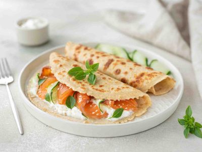 Crepes salados: facilísimos de hacer y con pocos ingredientes, ideal para una cena exprés