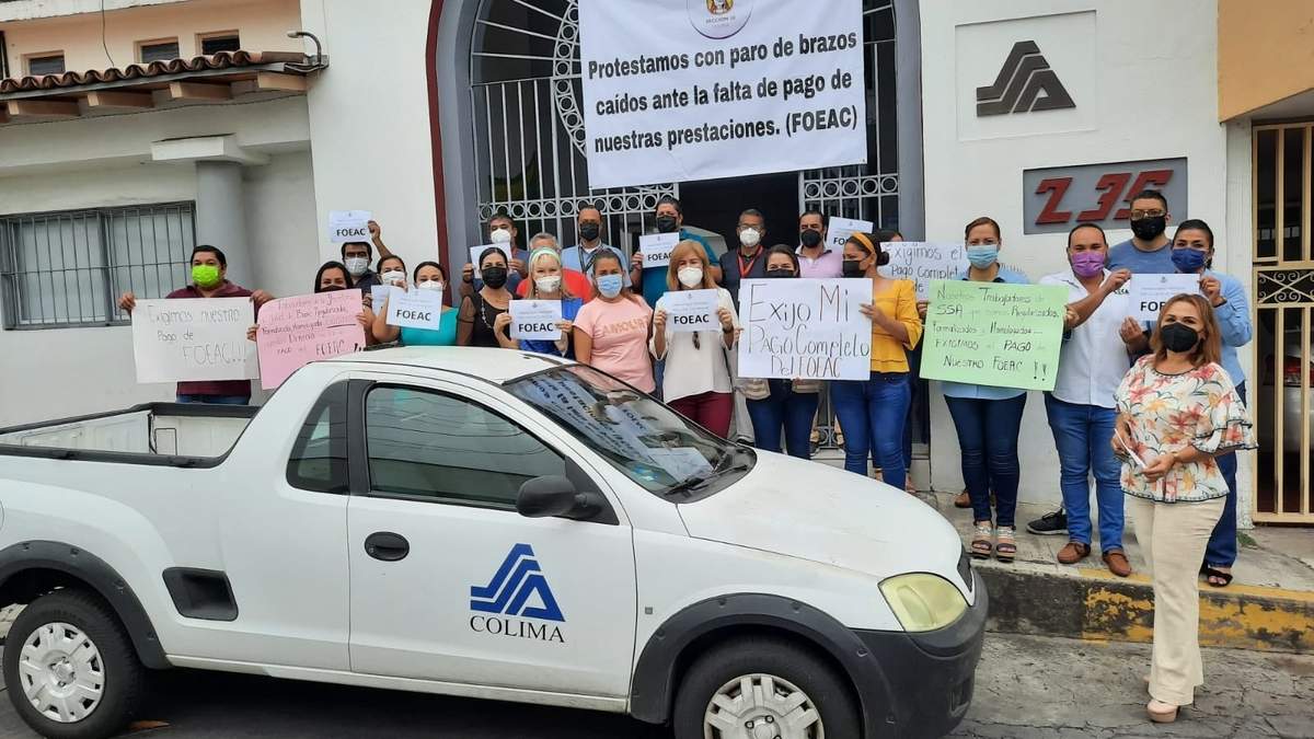 Protesta de trabajadores de la salud