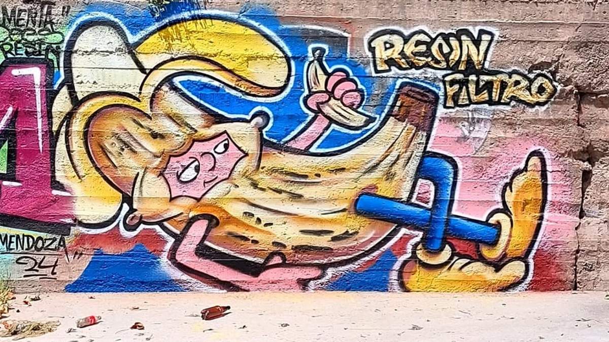 Los graffitis de Resin Filtro.