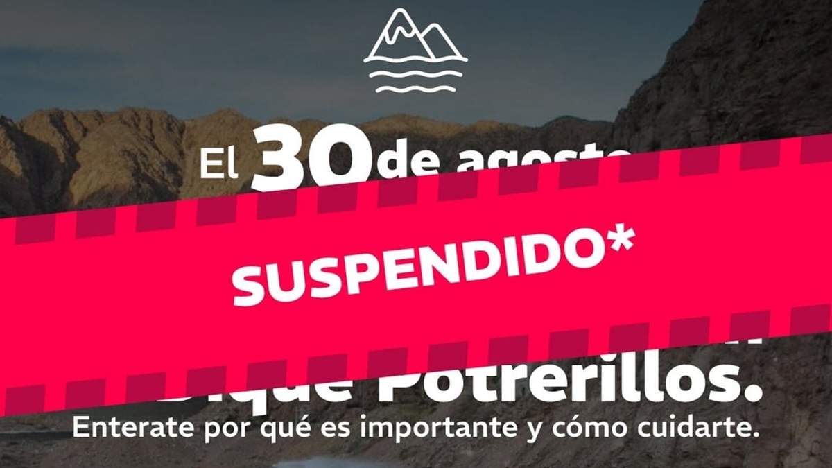 Se pospone el corte de agua programado para este sábado en Gran Mendoza