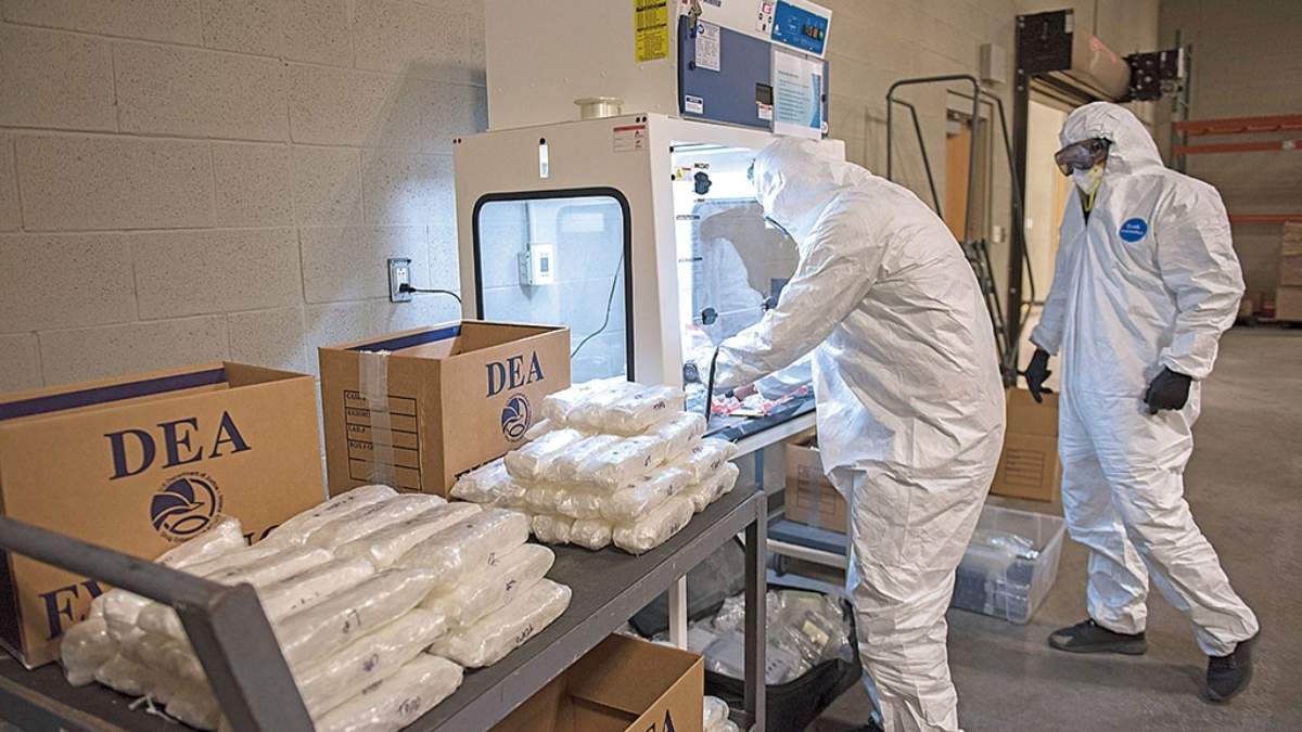 Fentanilo decomisado por la DEA