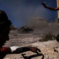 Combate en Libia