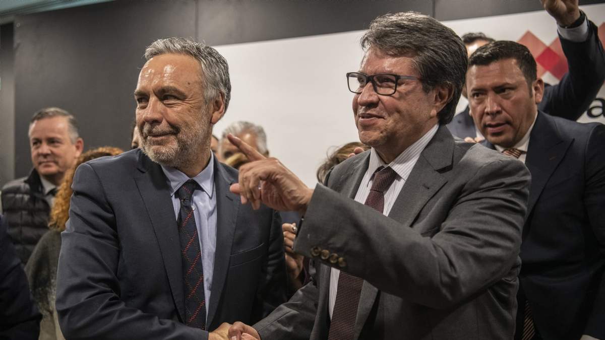 Alfonso Ramírez Cuéllar y Ricardo Monreal
