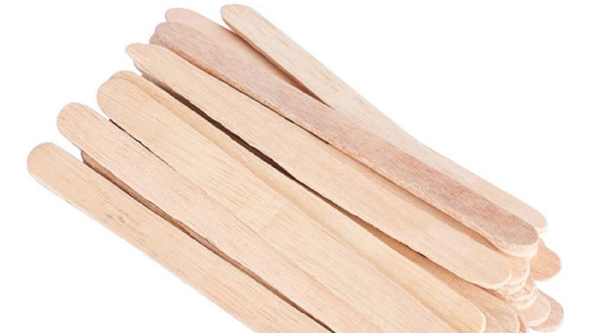 Cómo reciclar con palitos de helado. Fuente: (X)