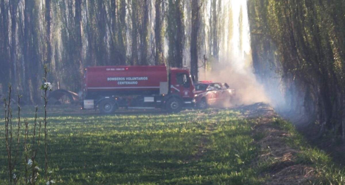 Bomberos Voluntarios. Fuente: (Facebook)