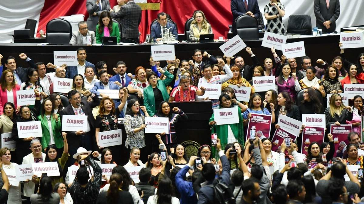 La sesión en la Cámara de Diputados