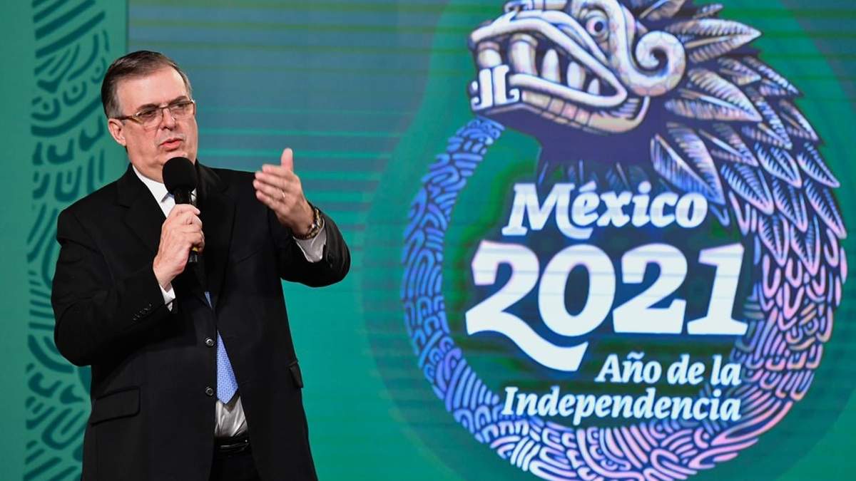 Marcelo Ebrard en la conferencia del viernes
