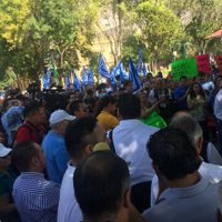 Detienen a cuatro personas en intento de desalojo a panistas en Monterrey (Video)