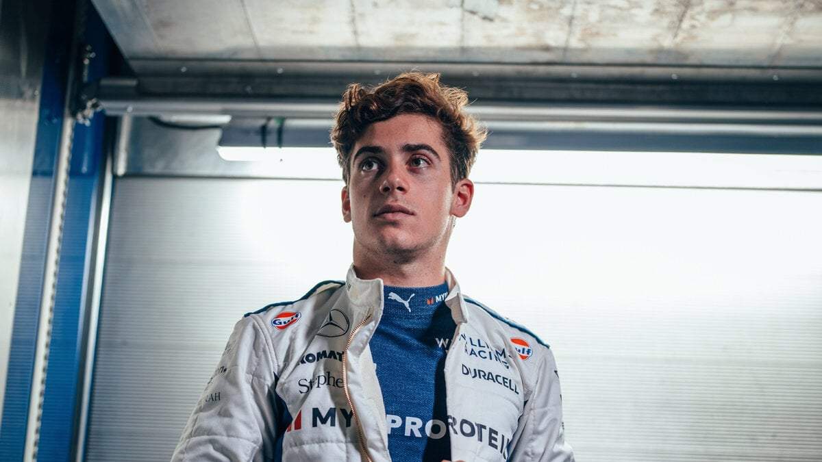 Franco Colapinto venía de quedar dentro del top 10 en Bakú. Fuente: (Twitter)