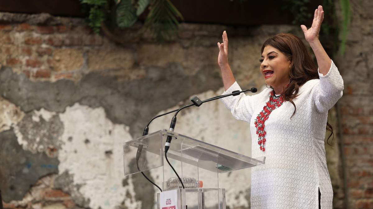 Clara Brugada, candidata de Morena-PVEM-PT a la Jefatura de Gobierno