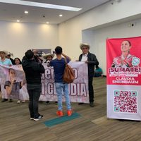 Morena exhibe "músculo" para registro de Sheinbaum como precandidata presidencial