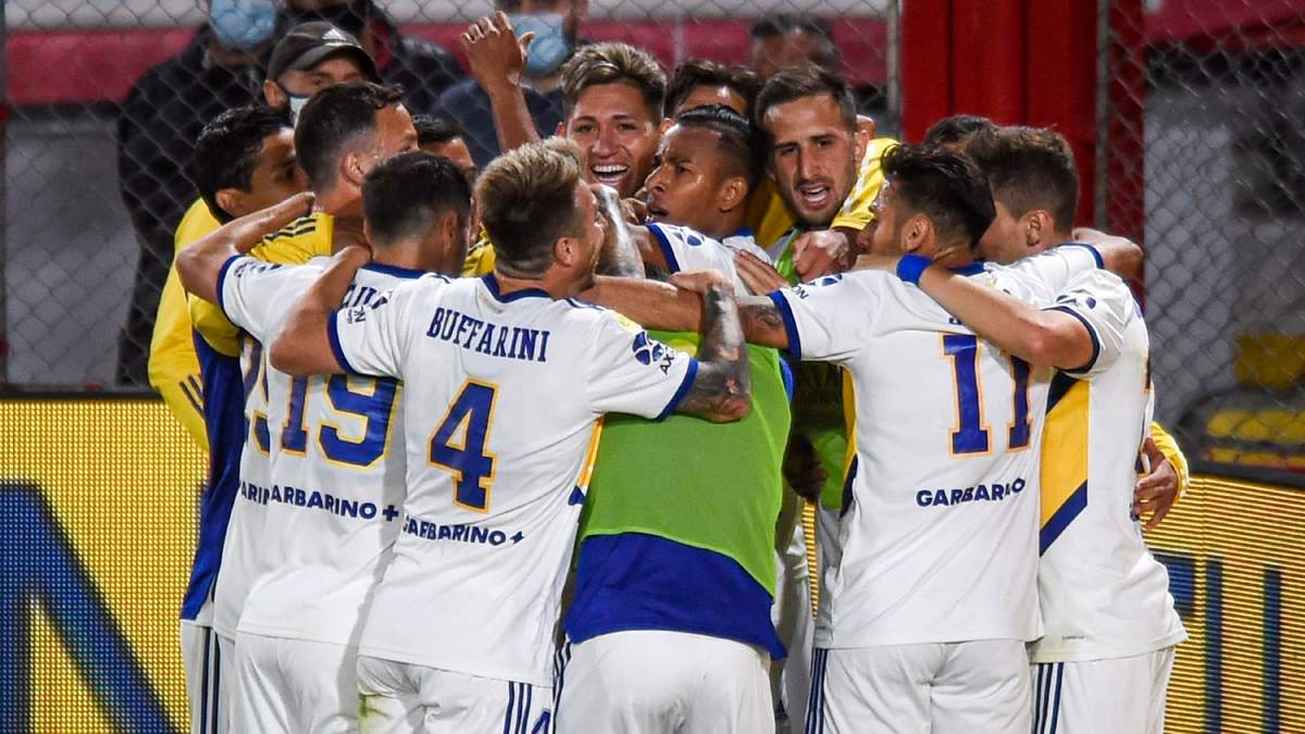 Festejo en el gol de Cardona ante Independiente: Fuente: (Instagram)