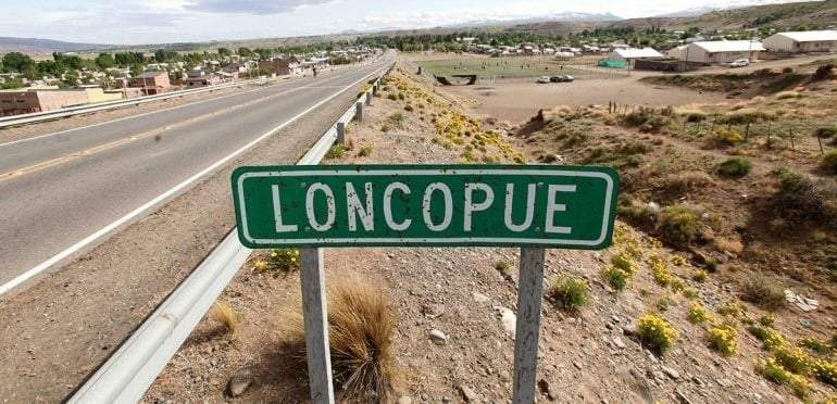 Ciudad de Loncopué. Fuente: (Twitter)