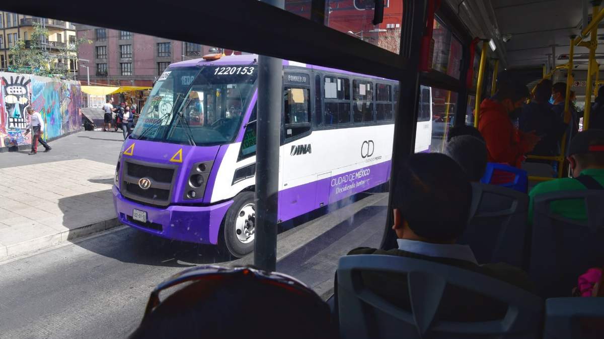 Transporte público concesionado en la CDMX