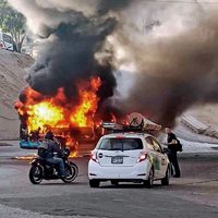 Así ardió Baja California