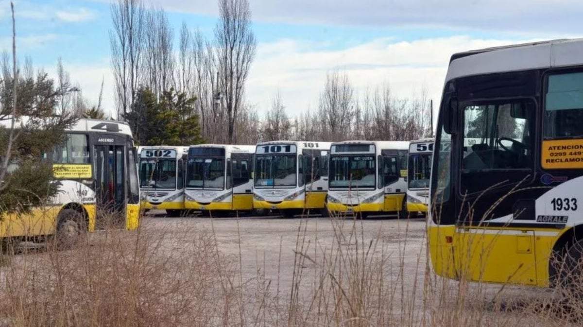 Base de Autobuses Neuquén. Fuente: (Twitter)