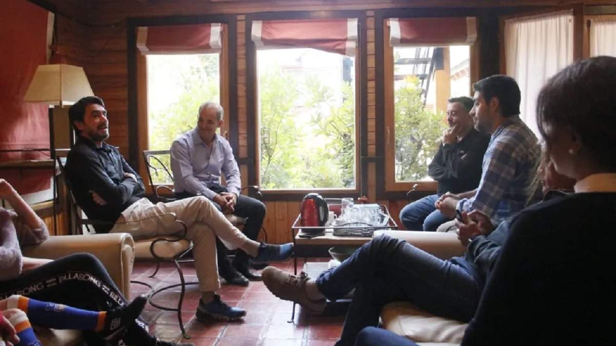 Baggio y Saloniti anunciaron la ampliación del ejido de San Martín de los Andes. Fuente: (RSM)