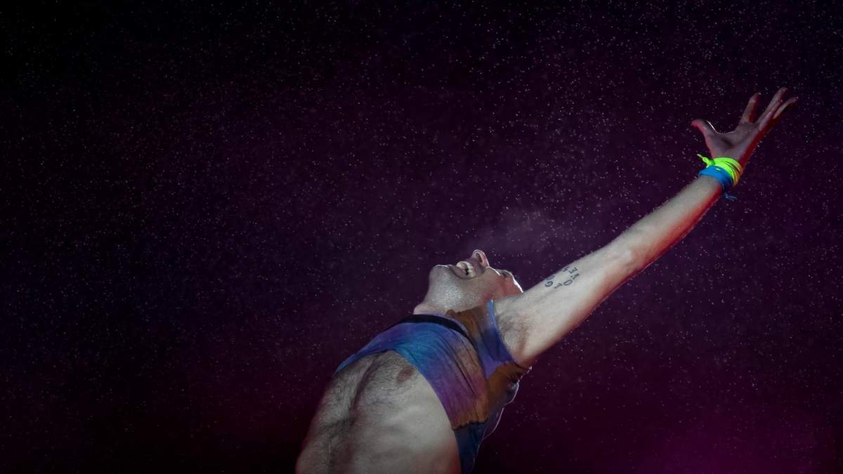 Chris Martin, el cantante de Coldplay, durante el festival Rock en Río, el 11 de septiembre de 2022, en Río de Janeiro