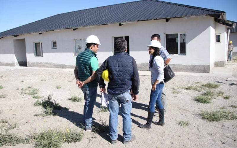 Obras en la ciudad de Zapala.