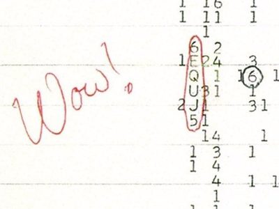 Se cumplen 45 años de "Wow", la más enigmática señal extraterrestre