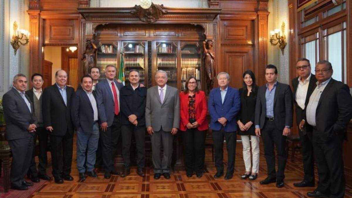 La reunión en Palacio Nacional