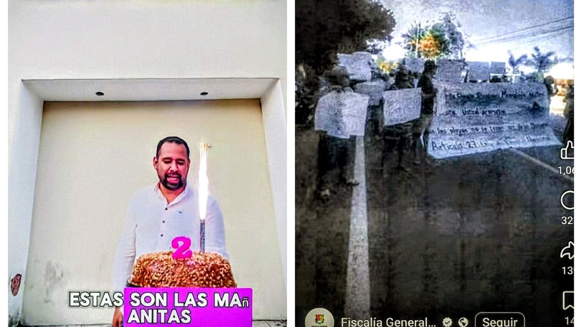 La protesta del activista y el video publicado por la Fiscalía de Nayarit