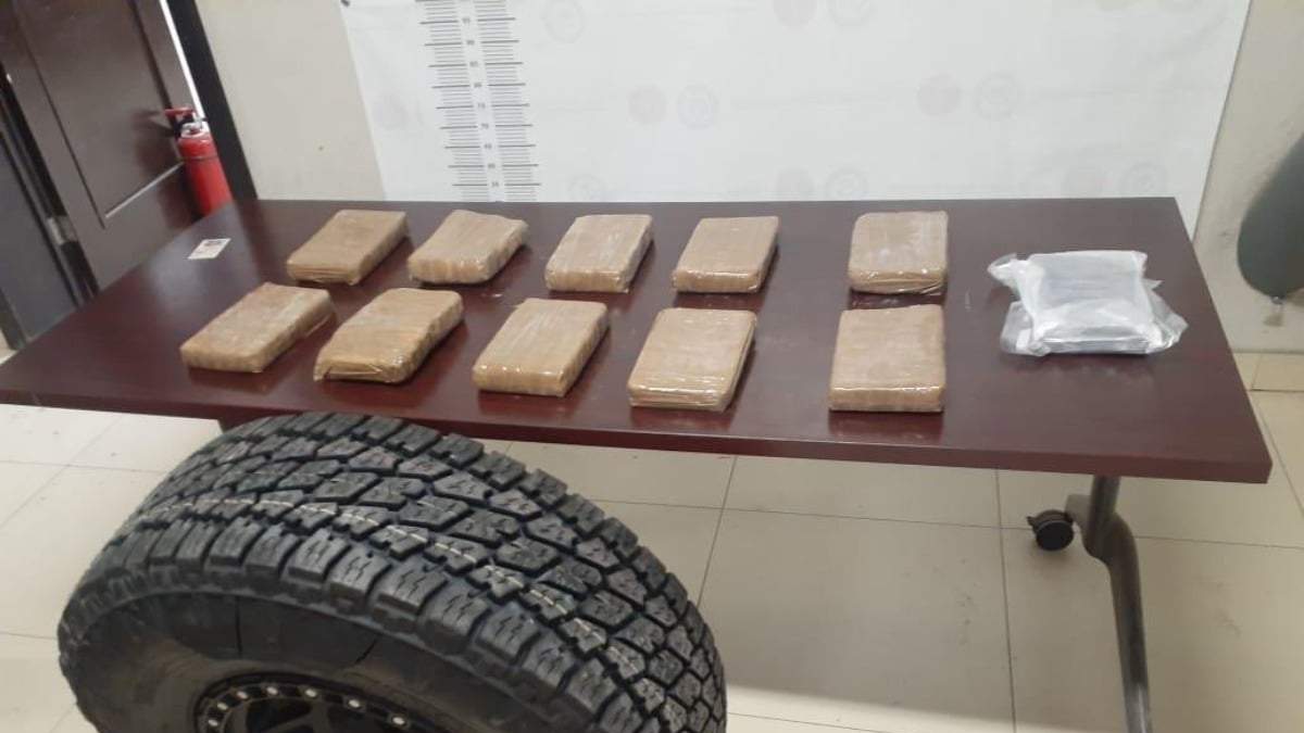 Supuesta cocaína decomisada