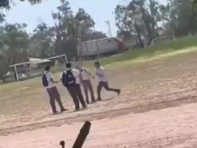 Alumno de CETis da puñetazo y noquea a otro compañero en Sonora (Video)