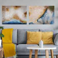 Cómo hacer un elegante cuadro con relieve para decorar el living