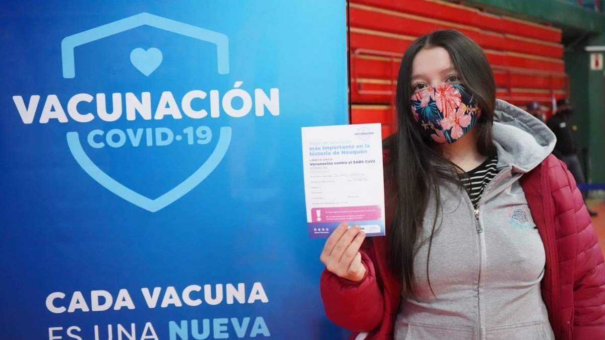 Vacunación contra el coronavirus en Neuquén. Fuente: (Twitter)