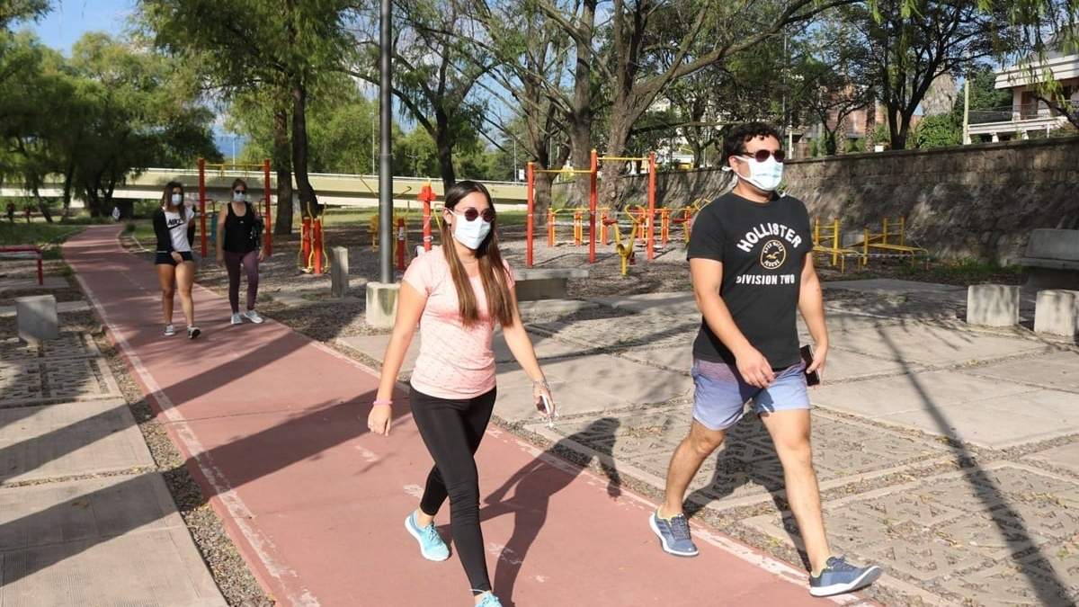 Salida recreativa en Neuquén. Fuente: (Twitter)
